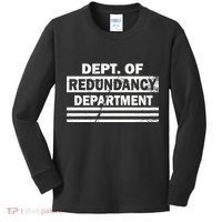 Dept. Of Redundancy Deparment Kids Long Sleeve Shirt thumb 0