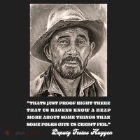 Deputy Festus Haggen Quote Beanie thumb 2