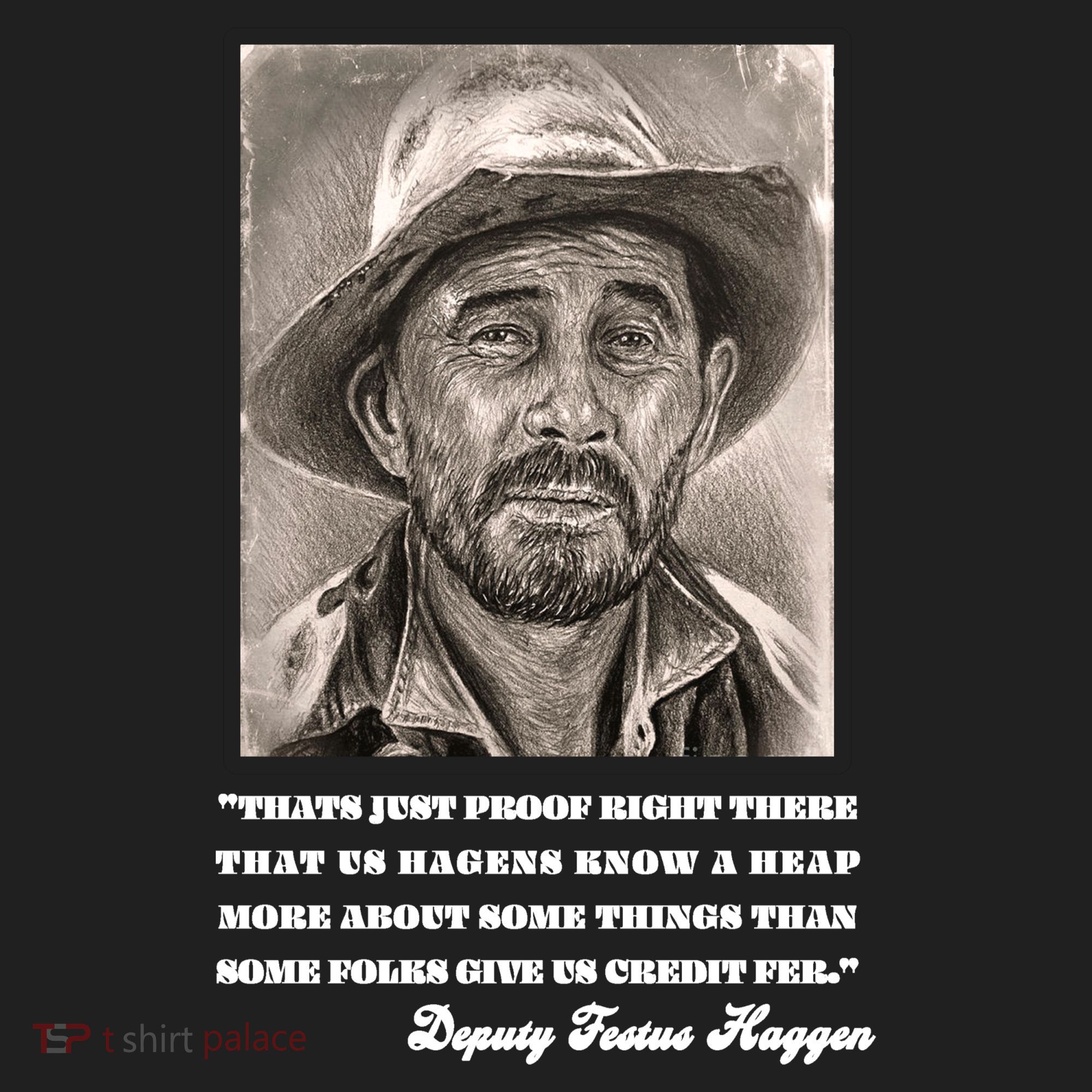 Deputy Festus Haggen Quote Beanie