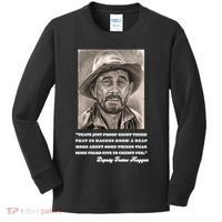 Deputy Festus Haggen Quote Kids Long Sleeve Shirt thumb 0