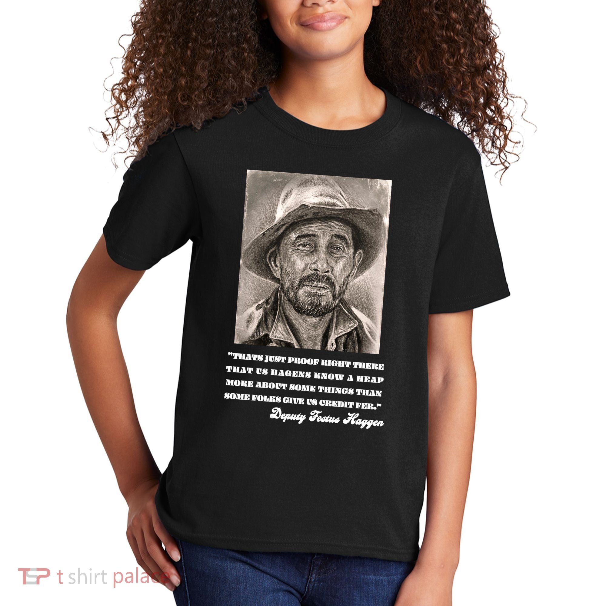 Deputy Festus Haggen Quote Kids T-Shirt