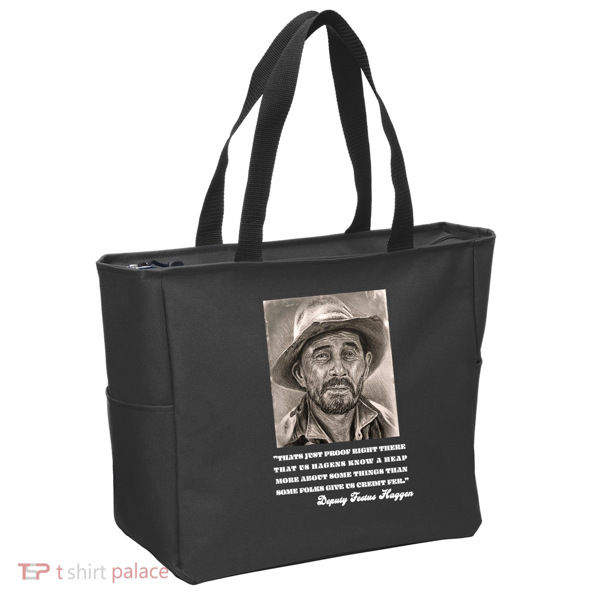 Deputy Festus Haggen Quote Tote Bag