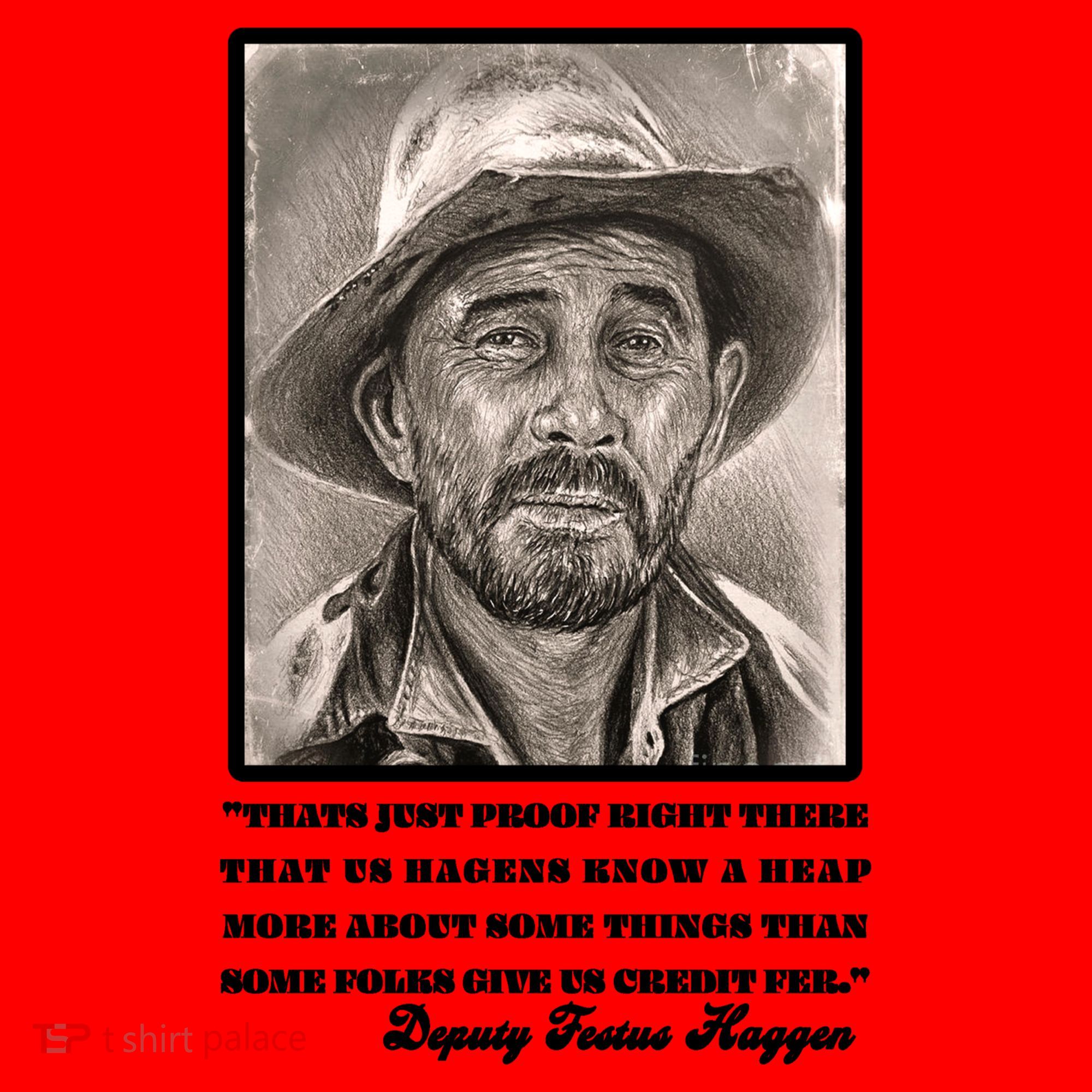 Deputy Festus Haggen Quote Santa Hat