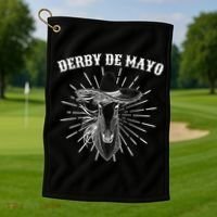 Derby De Mayo Horse  Golf Towel thumb 1