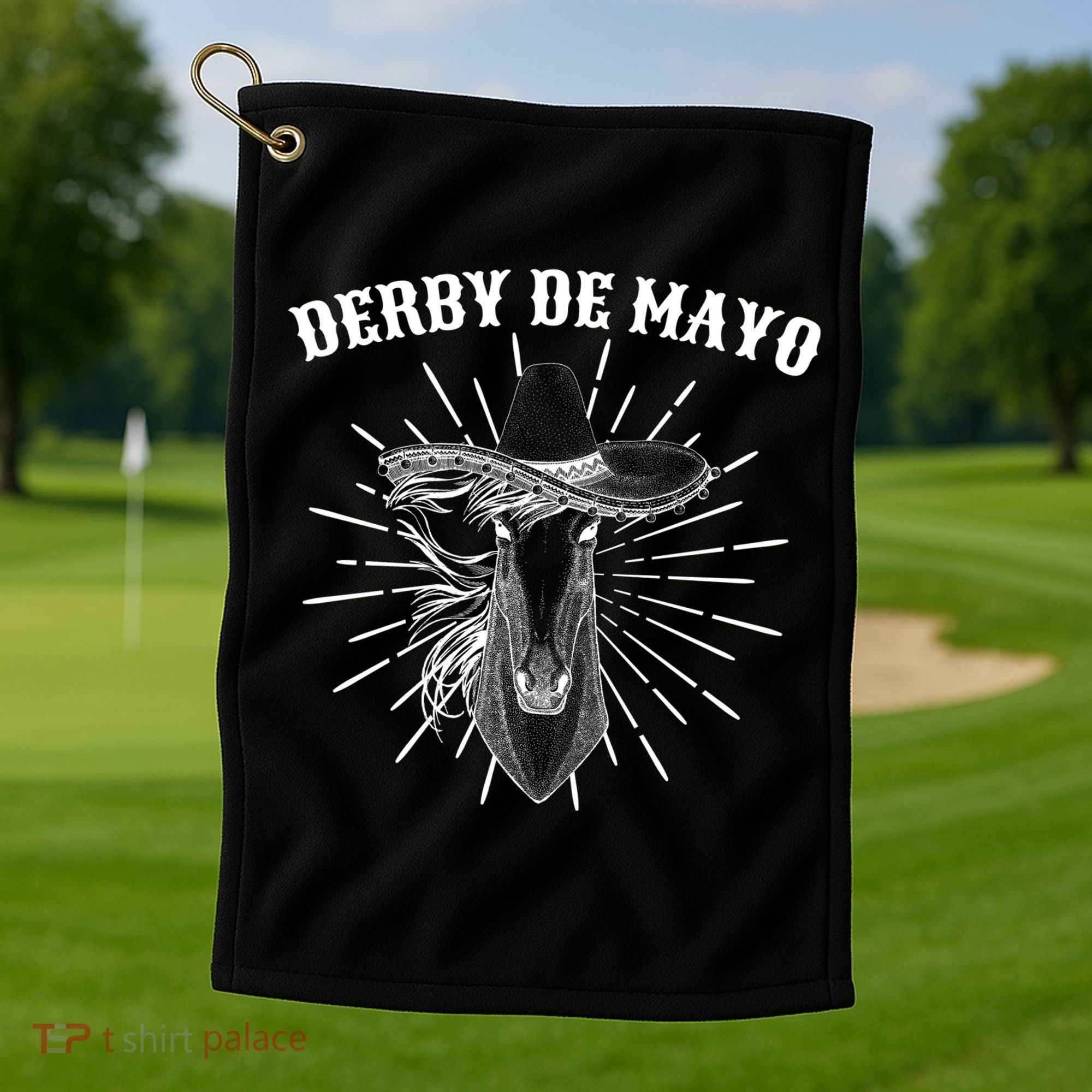 Derby De Mayo Horse  Golf Towel