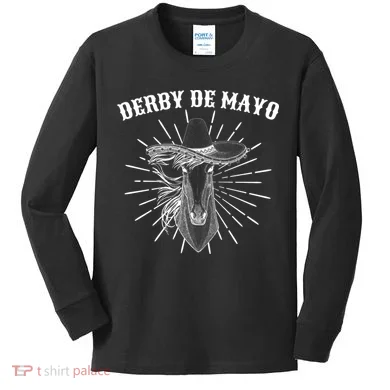 Derby De Mayo Horse  Kids Long Sleeve Shirt