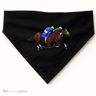 Derby Horse Racing USA-Made Doggie Bandana