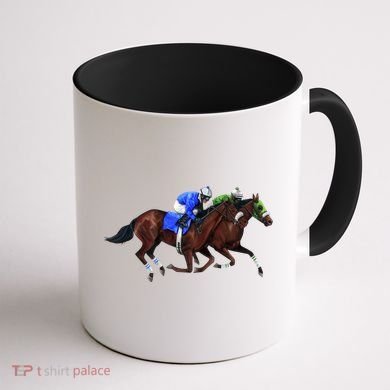 Derby Horse Racing Coffee Mug back