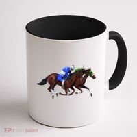 Derby Horse Racing Coffee Mug thumb 1