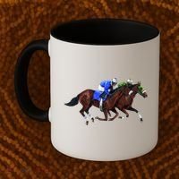 Derby Horse Racing Coffee Mug thumb 2