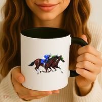 Derby Horse Racing Coffee Mug thumb 3