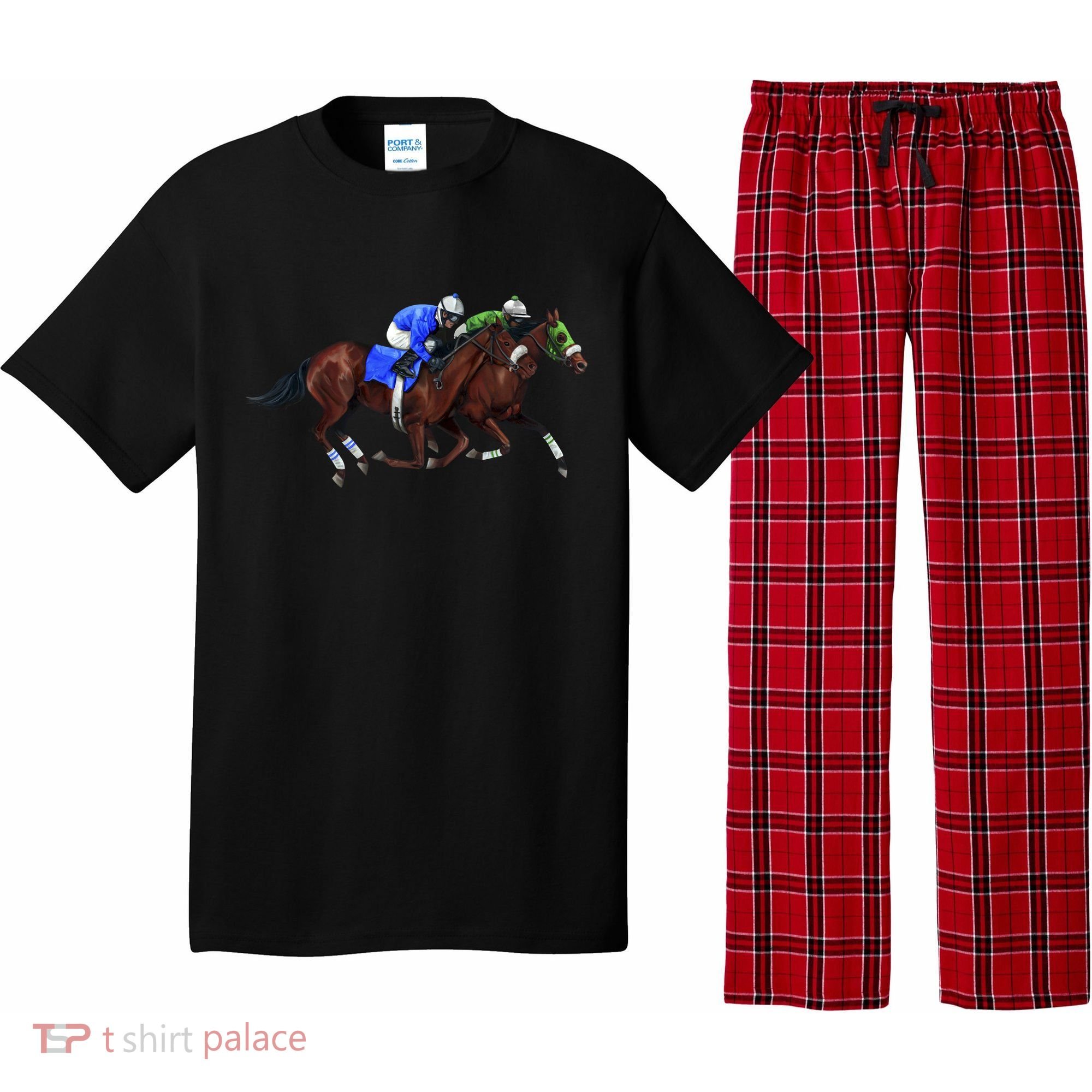 Derby Horse Racing Pajama Set