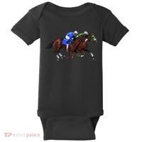 Derby Horse Racing Baby Bodysuit thumb 0