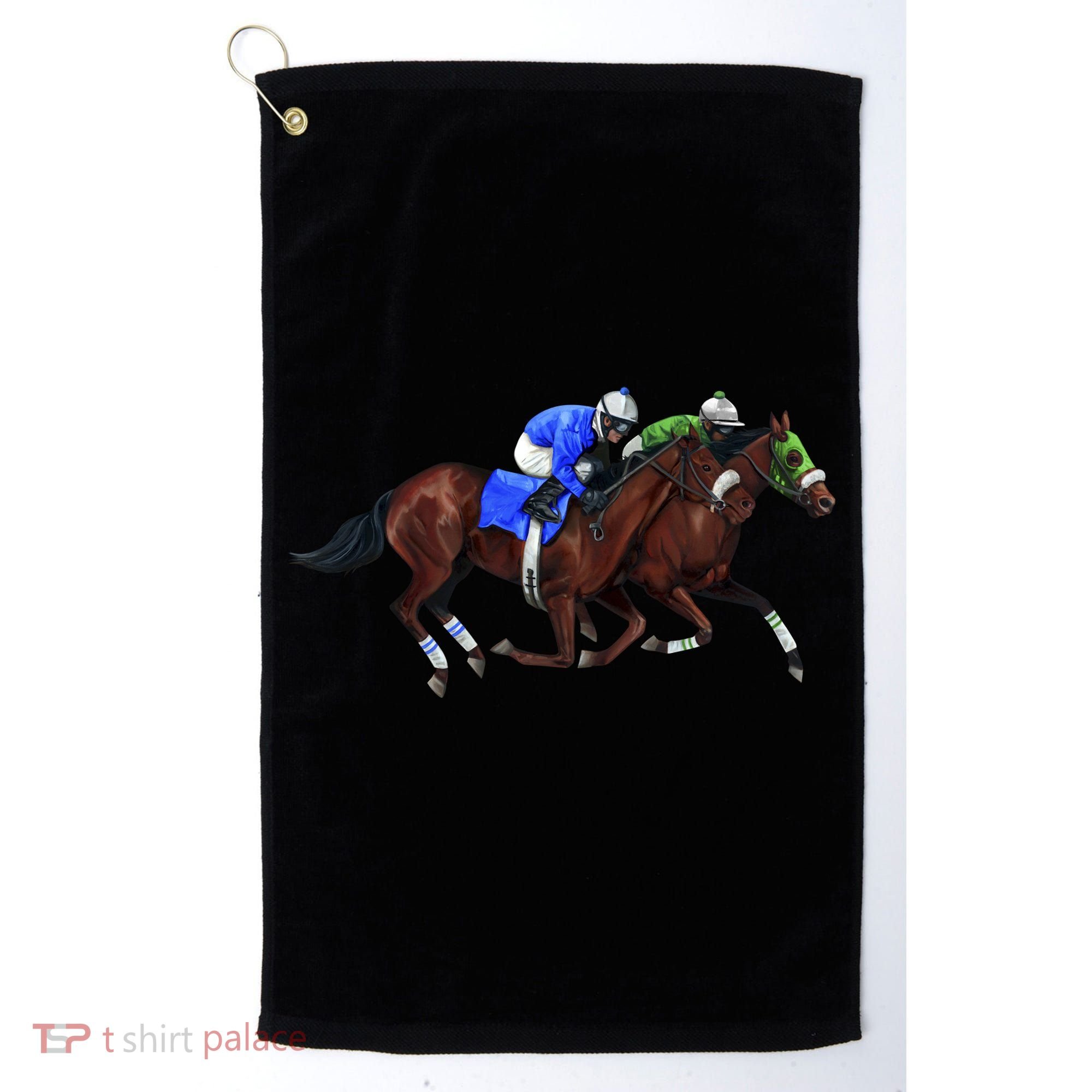 Derby Horse Racing Golf Towel
