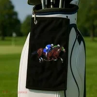 Derby Horse Racing Golf Towel thumb 2
