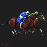 Derby Horse Racing Golf Towel thumb 3