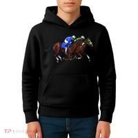 Derby Horse Racing Kids Hoodie thumb 4