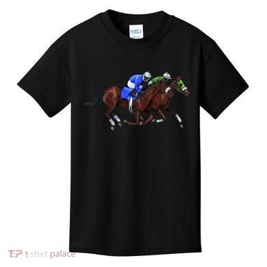 Derby Horse Racing Kids T-Shirt