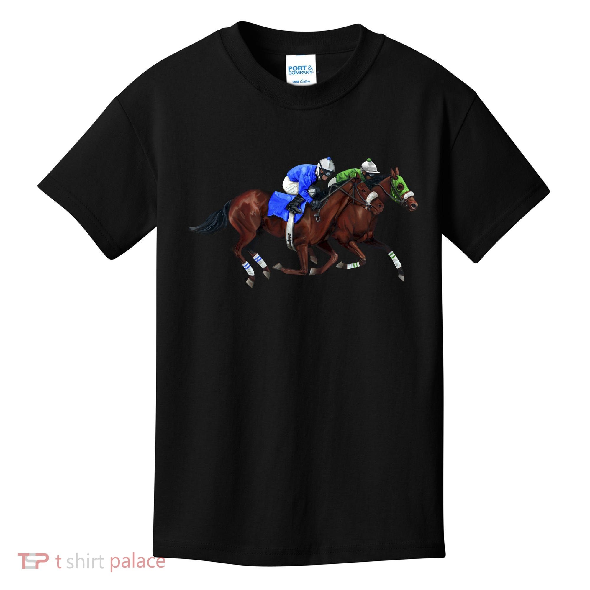 Derby Horse Racing Kids T-Shirt