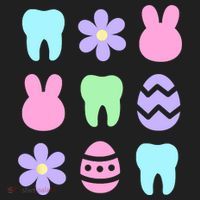 Dental Easter Spring Women's Sweatshirt thumb 2