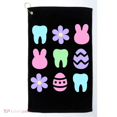 Dental Easter Spring Golf Towel