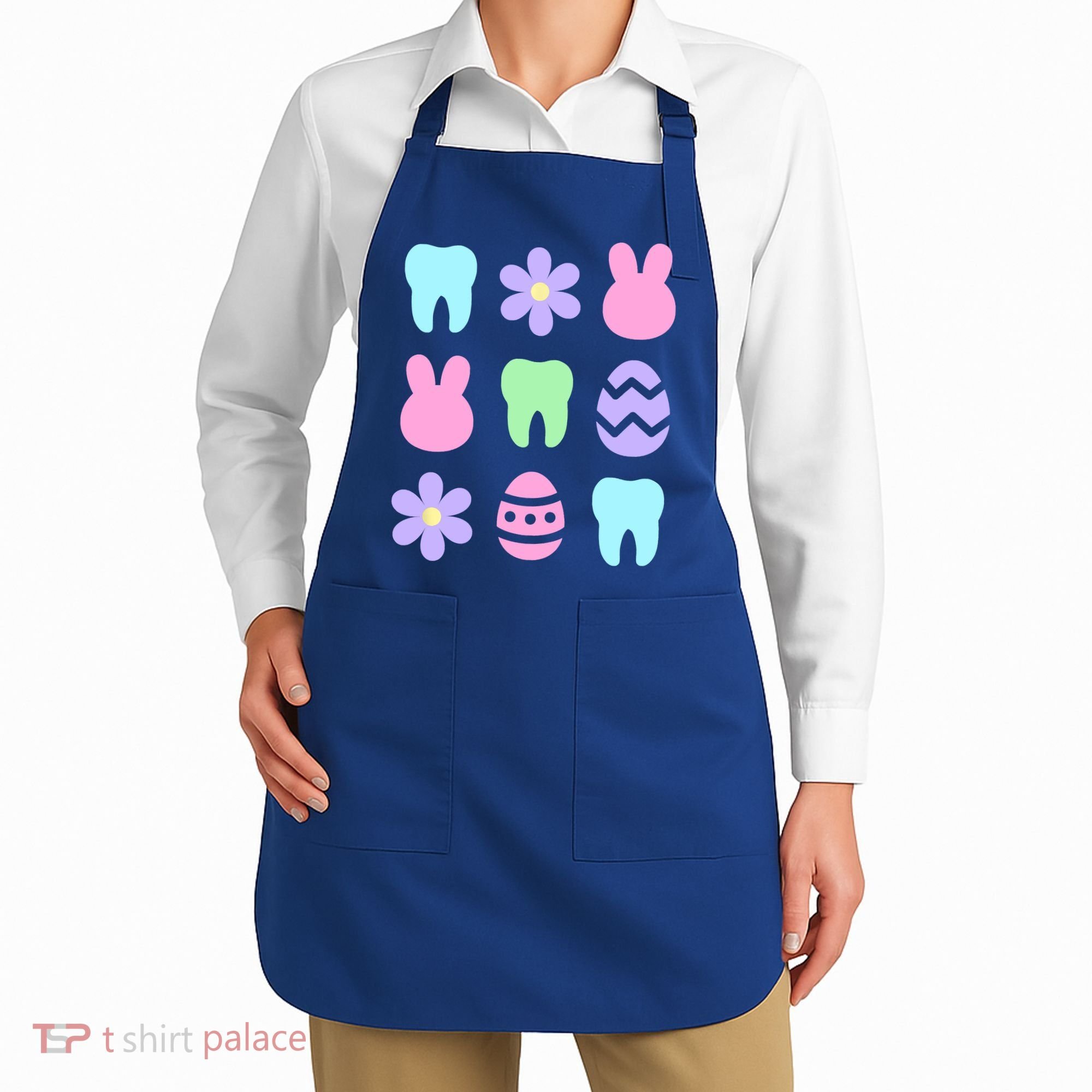 Dental Easter Spring Apron
