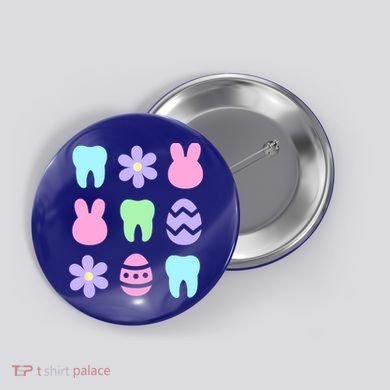 Dental Easter Spring Button