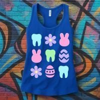 Dental Easter Spring Women's Tank Top thumb 3
