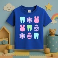 Dental Easter Spring Toddler T-Shirt thumb 3