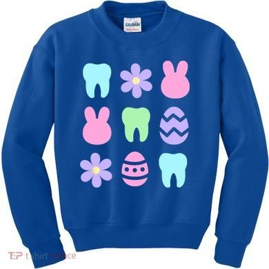 Dental Easter Spring Kids Sweatshirt