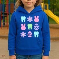 Dental Easter Spring Kids Hoodie thumb 3