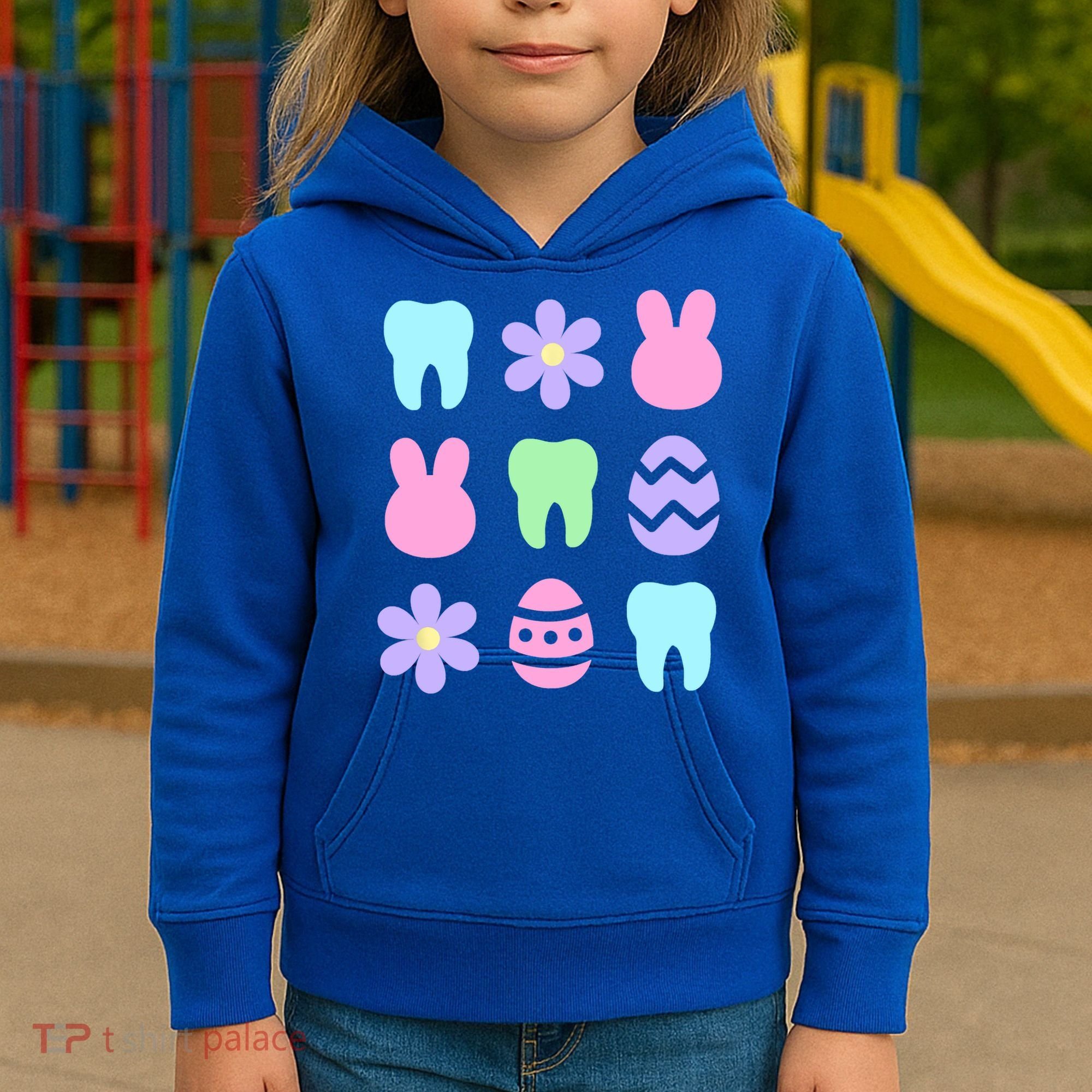 Dental Easter Spring Kids Hoodie