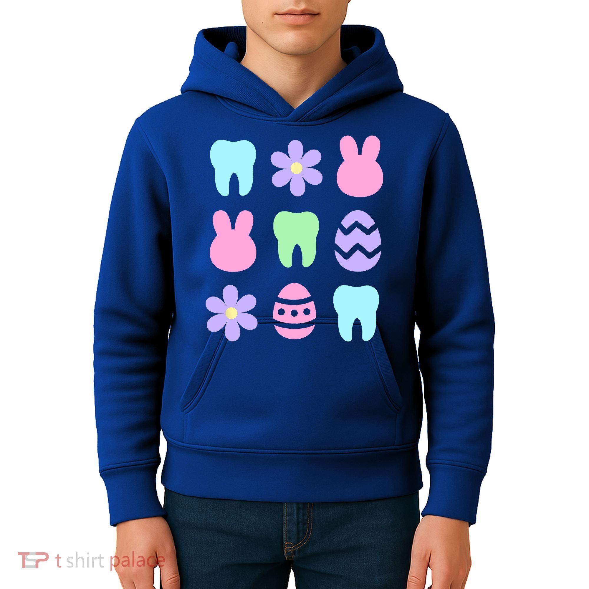 Dental Easter Spring Kids Hoodie