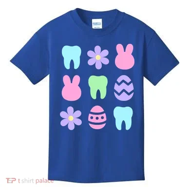 Dental Easter Spring Kids T-Shirt