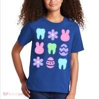 Dental Easter Spring Kids T-Shirt thumb 2