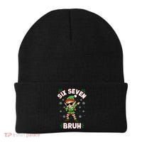 Dabbing Elf Six Seven Bruh Christmas 67 Meme Xmas Beanie thumb 0