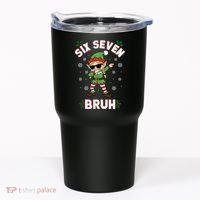 Dabbing Elf Six Seven Bruh Christmas 67 Meme Xmas Tumbler thumb 0