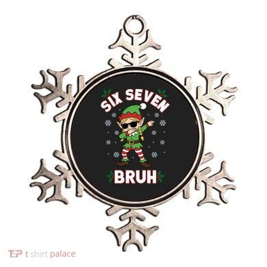 Dabbing Elf Six Seven Bruh Christmas 67 Meme Xmas Ornament