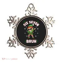 Dabbing Elf Six Seven Bruh Christmas 67 Meme Xmas Ornament thumb 0
