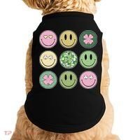 Disco Emoji St Patrick Day Cute Doggie Tank thumb 0