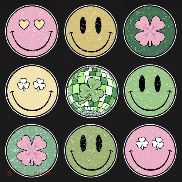 Disco Emoji St Patrick Day Cute Bucket Hat