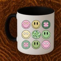 Disco Emoji St Patrick Day Cute Coffee Mug thumb 2