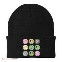Disco Emoji St Patrick Day Cute Beanie thumb 0