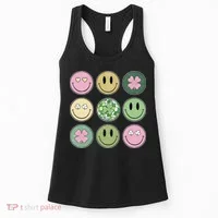 Disco Emoji St Patrick Day Cute Women's Tank Top thumb 0