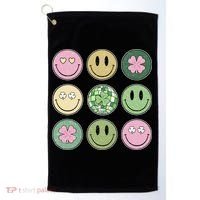 Disco Emoji St Patrick Day Cute Golf Towel thumb 0