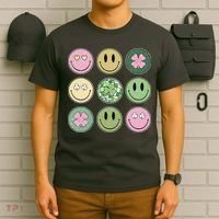 Disco Emoji St Patrick Day Cute T-Shirt thumb 6