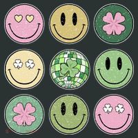 Disco Emoji St Patrick Day Cute Button thumb 1