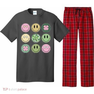 Disco Emoji St Patrick Day Cute Pajama Set