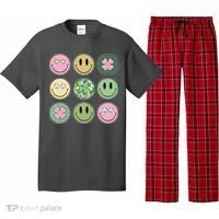 Disco Emoji St Patrick Day Cute Pajama Set thumb 0