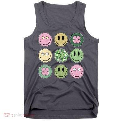 Disco Emoji St Patrick Day Cute Tank Top